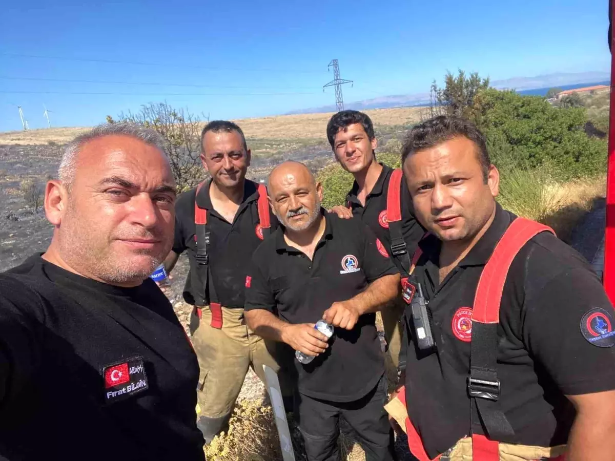 Düzce İtfaiyesi, Seferihisar Yangınını Kontrol Altına Aldıktan Sonra Çeşme’ye Geçti