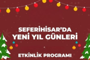 Seferihisar Belediyesi tarafından düzenlenen "Yeni Yıl Günleri" 27-29 Aralık tarihleri