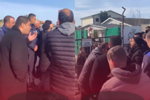 Seferihisar Sığacık'ta tarım arazilerine kurulan kaçak hobi bahçeleri belediye ekiplerince