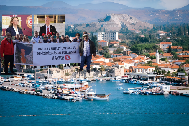 Teos Marina projesine karşı Ankara ve Seferihisar birleşti. Seda Kaya