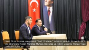 Şehit Mehmet İzdal İlkokulu 2. sınıf öğrencileri, Hayat Bilgisi dersini