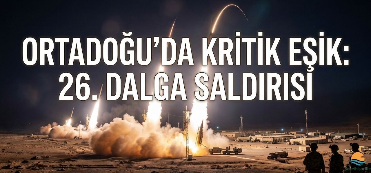 Orta Doğu'da tansiyon, İran'ın İsrail'e yönelik 26. dalga füze saldırısını