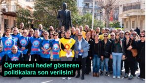 İstanbul Çekmeköy'de bir öğretmenin katledilmesi üzerine Seferihisar'da Eğitim-Sen ve Eğitim-İş