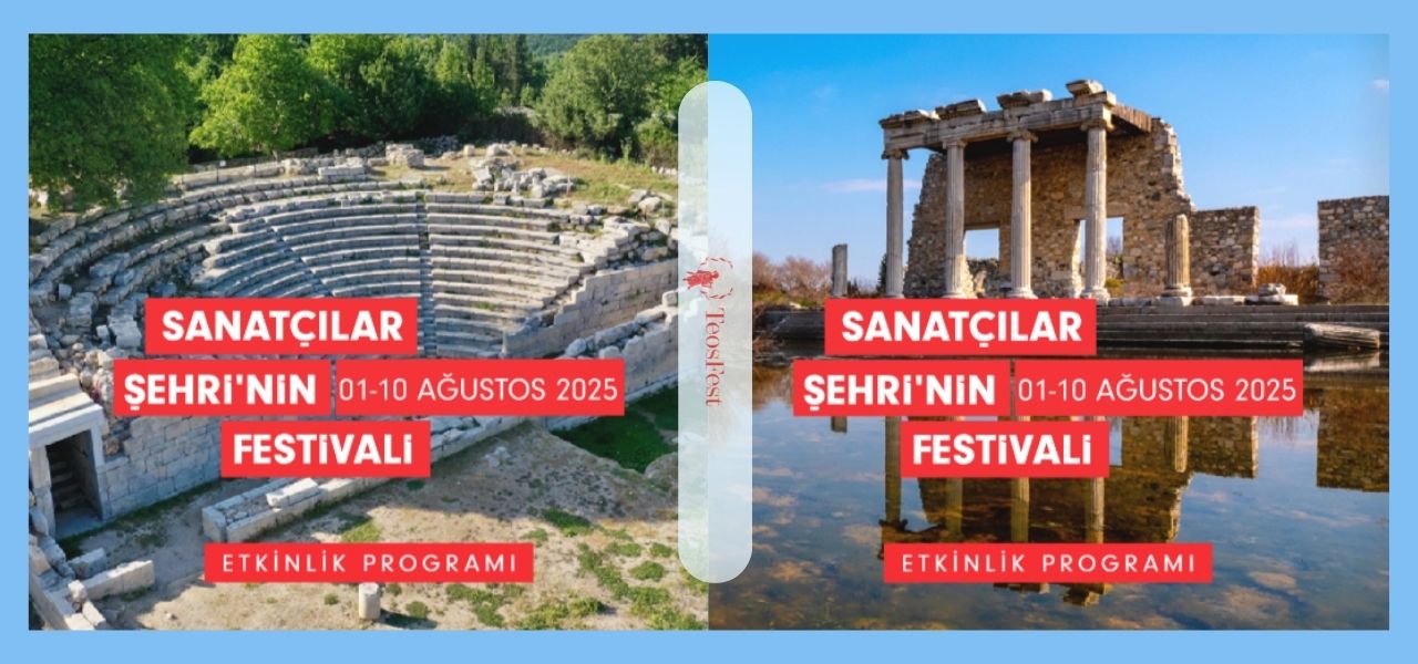 Seferihisar’da 1-8 Ağustos 2026 tarihlerinde düzenlenecek olan TeosFest için başvuru