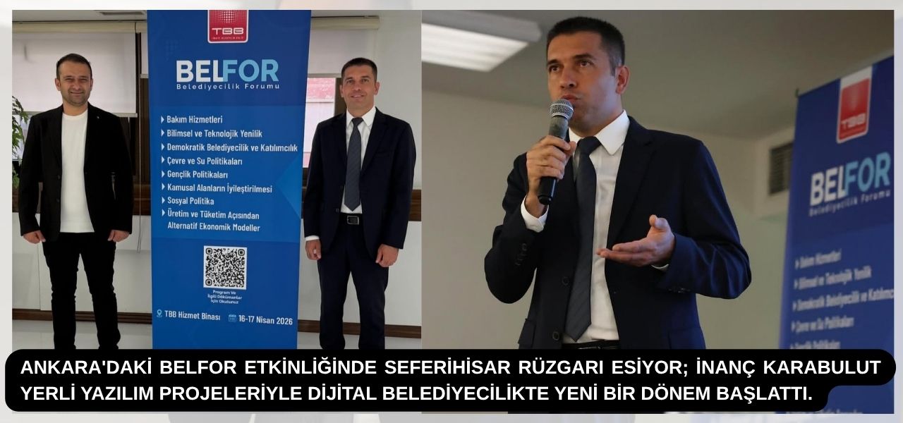 Seferihisar Belediye Başkan Yardımcısı İnanç Karabulut, Ankara'da düzenlenen BELFOR'da belediyenin