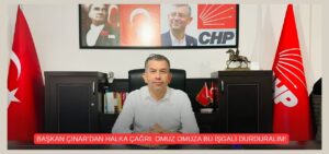 CHP Seferihisar İlçe Başkanı Rahmi Tezel Çınar, İzmir Büyükşehir Belediyesi