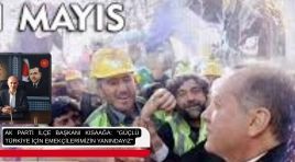 Kısaağa’dan 1 Mayıs mesajı: “Alın teri geleceğimizin teminatıdır”