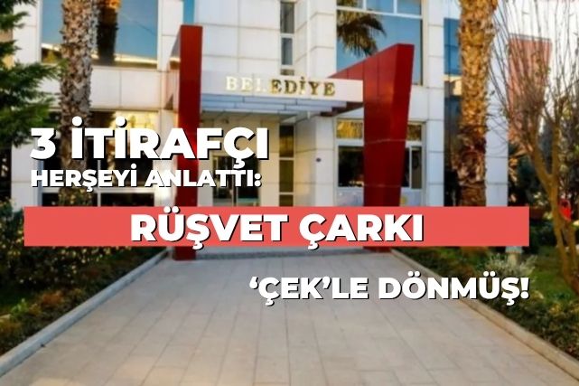 Seferihisar'daki rüşvet operasyonunda MASAK, nakit yerine müteahhit çeklerinin kullanıldığını saptadı.