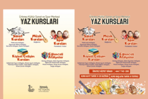Ürkmez Kültür Sanat ve Spor Merkezi'nde çocuklar için hazırlanan 18