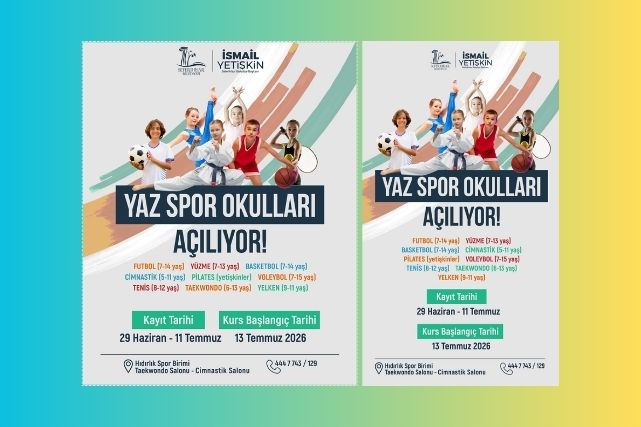 Seferihisar'da çocukların ve gençlerin fiziksel ve sosyal gelişimlerini desteklemek amacıyla