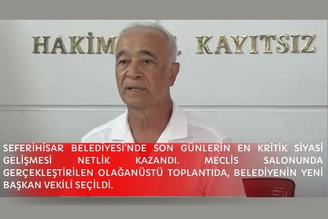 Seferihisar Belediyesi’nde son günlerin en kritik siyasi gelişmesi netlik kazandı.