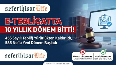 E-tebligatta on yıllık dönem sona erdi: Yeni tebliğ yürürlüğe girdi Hazine ve Maliye Bakanlığı, elektronik tebligat uygulamasına ilişkin 10 yıldır